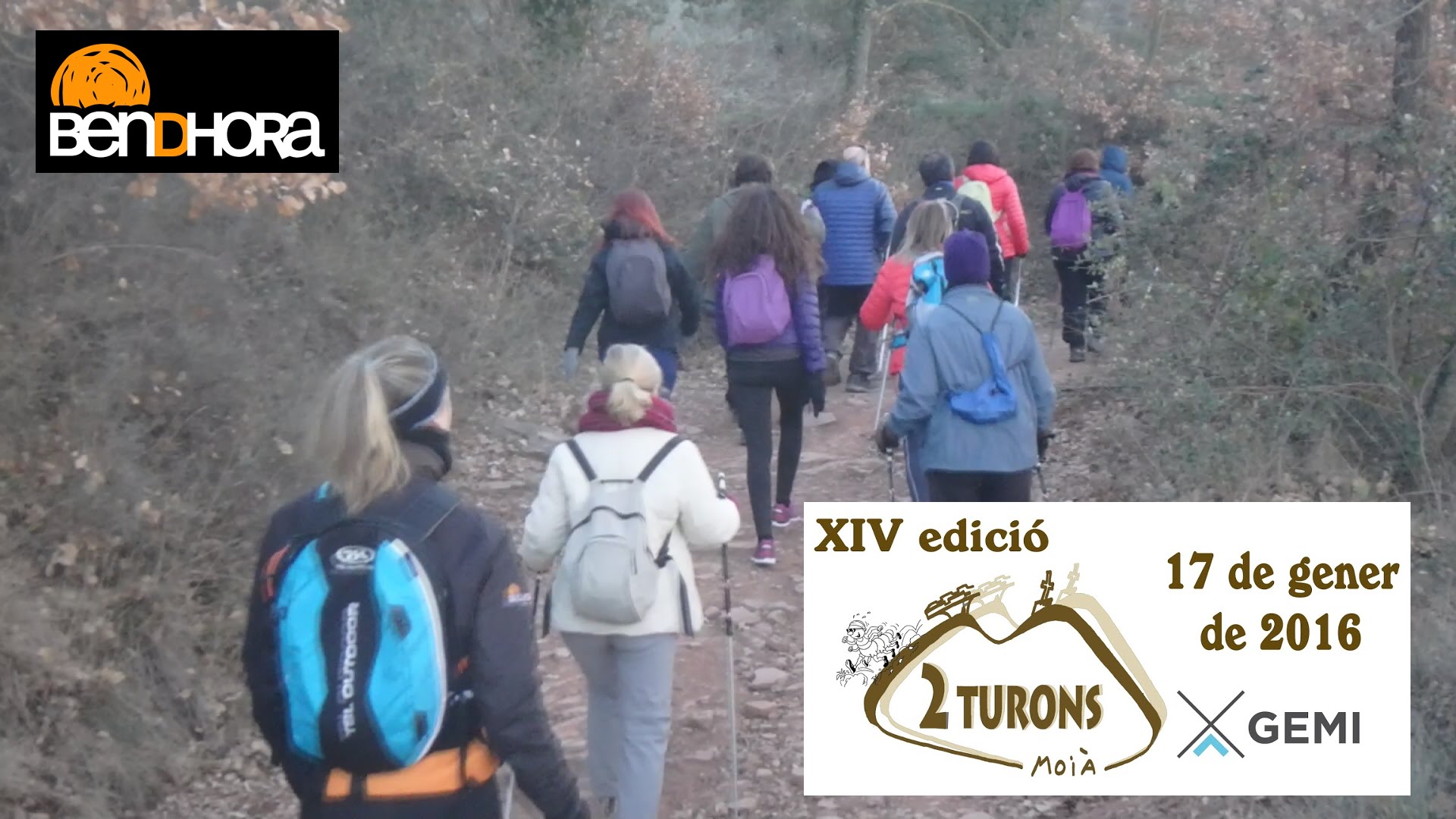 Cursa marxa nòrdica 2 Turons Moià 2016 de Bendhora