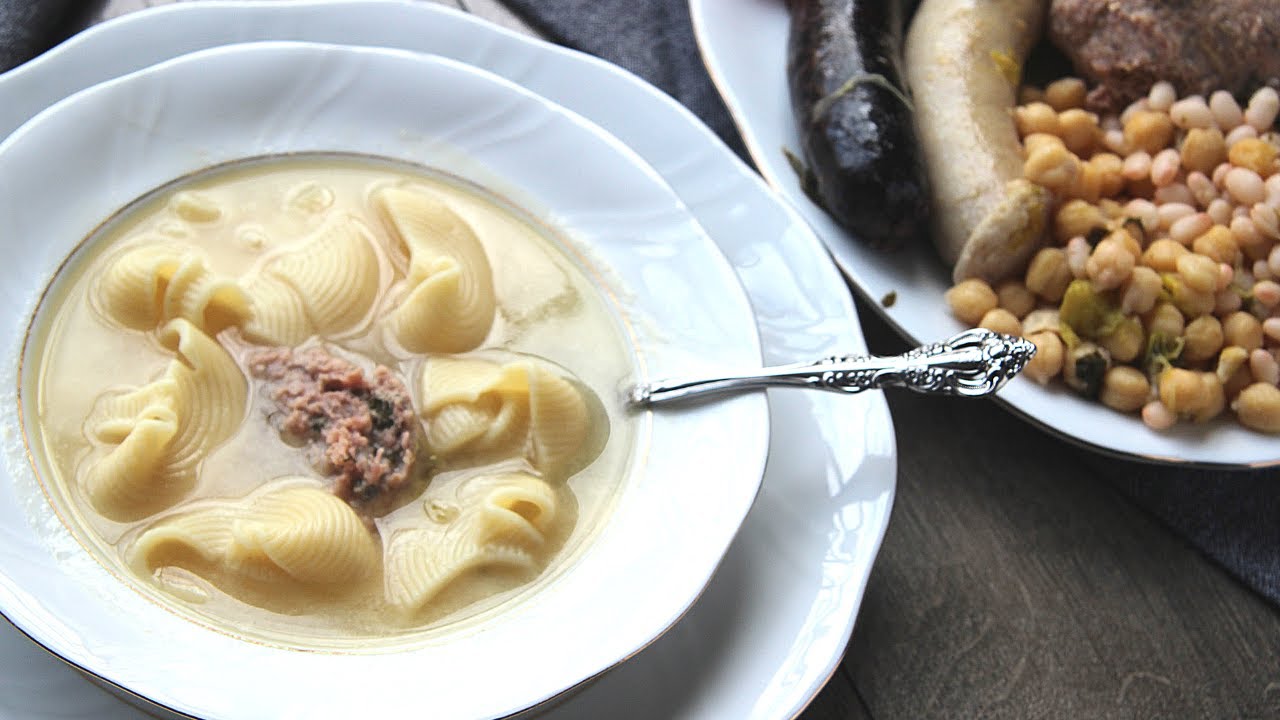 ESCUDELLA I CARN D'OLLA - Sopa de galets de La Cuina de L'Albert
