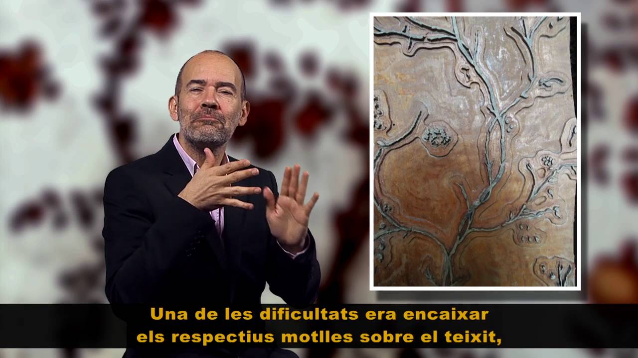 5 Punt tàctil. L'estampació al bac. Exposició permanent. de La Mirada Tàctil