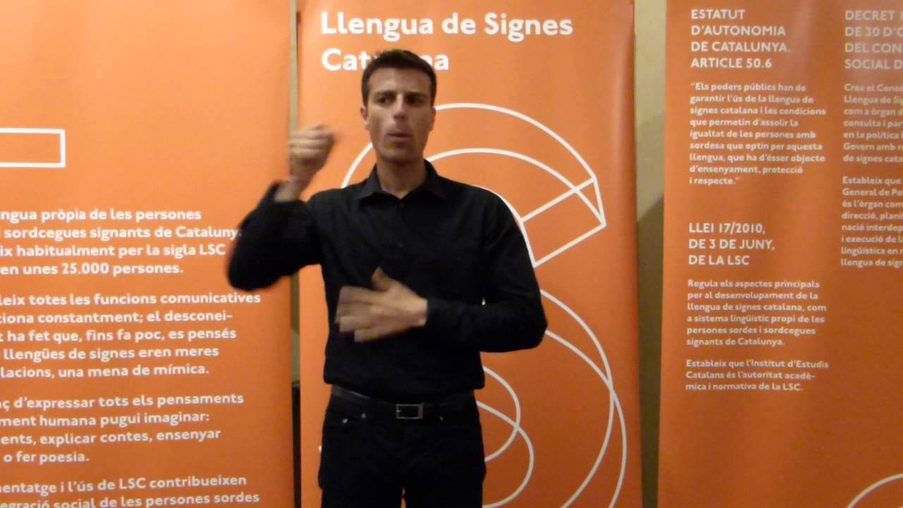 Nota de premsa. I Premi LSC de Foment de Llengua de Signes Catalana de Llengua catalana