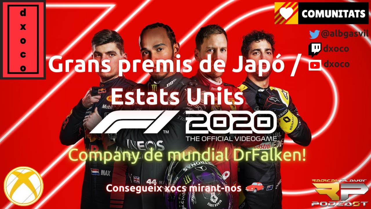 7è Mundial f1 2020 Grans premis de Japó / Estats Units amb DrFalken(Vuitena part) en català! de Dxoco