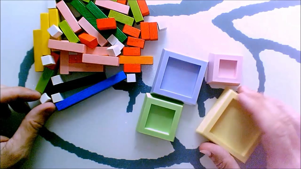 Reglets i Numicon trays de La Calculadora Rodona