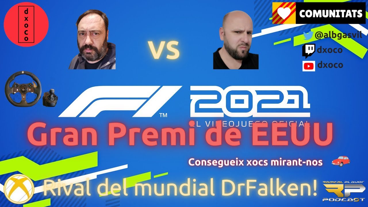 F1 2021 Gran premi de EEUU i classificació de Mèxic amb DrFalken en català! (2ón) de Dxoco