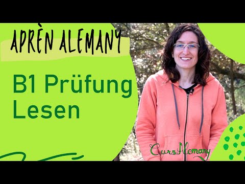 Lesen de l'examen de B1 d'alemany (Goethe Institut) | Aprendre alemany des de casa amb CursAlemany de CursAlemany