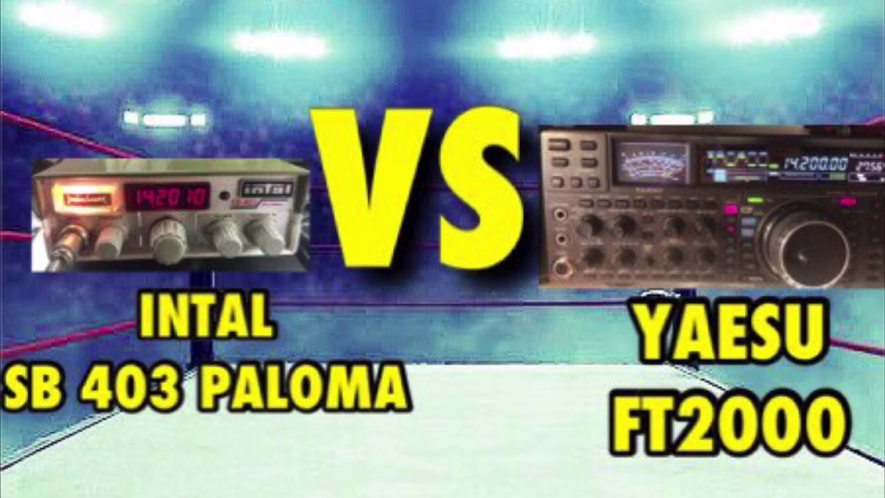 INTAL VS YAESU de EA3HSL Jordi