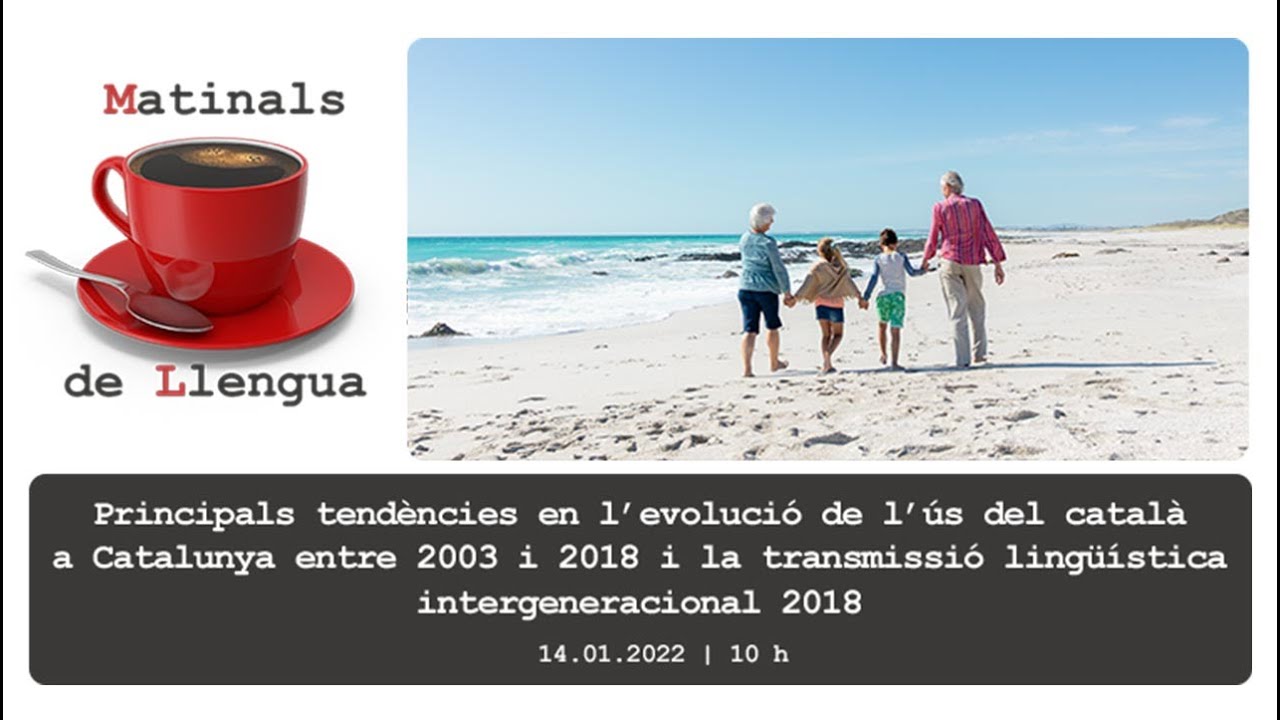 Matinal. Tendències en l’evolució de l’ús i de la transmissió lingüística del català. Directe de Llengua catalana