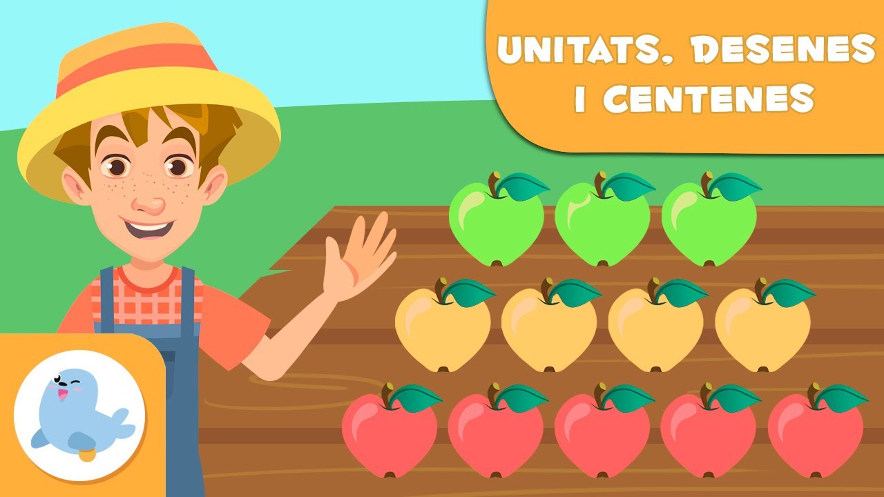 UNITATS, DESENES I CENTENES - El valor posicional dels números en català - Matemàtiques per a nens de Smile and Learn - Català