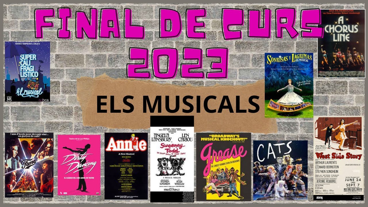 Que FAREM aquest FINAL DE CURS DE CIRC?? el tema seran "ELS MUSICALS"🎶🎭 de LA COLOMBINA BCN