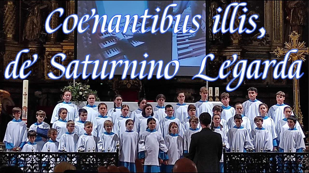 Coenantibus illis, de Saturnino Legarda, per l'Escolania de Lluc de Albert Campos Ribot