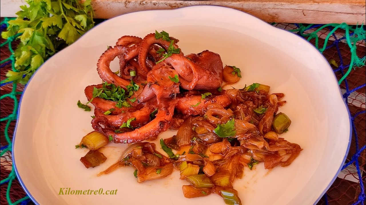 Pop blanc amb ceba, per llepar-se els dits! / Gastronomía del Baix Empordà / Comarques al plat de Kilometre0