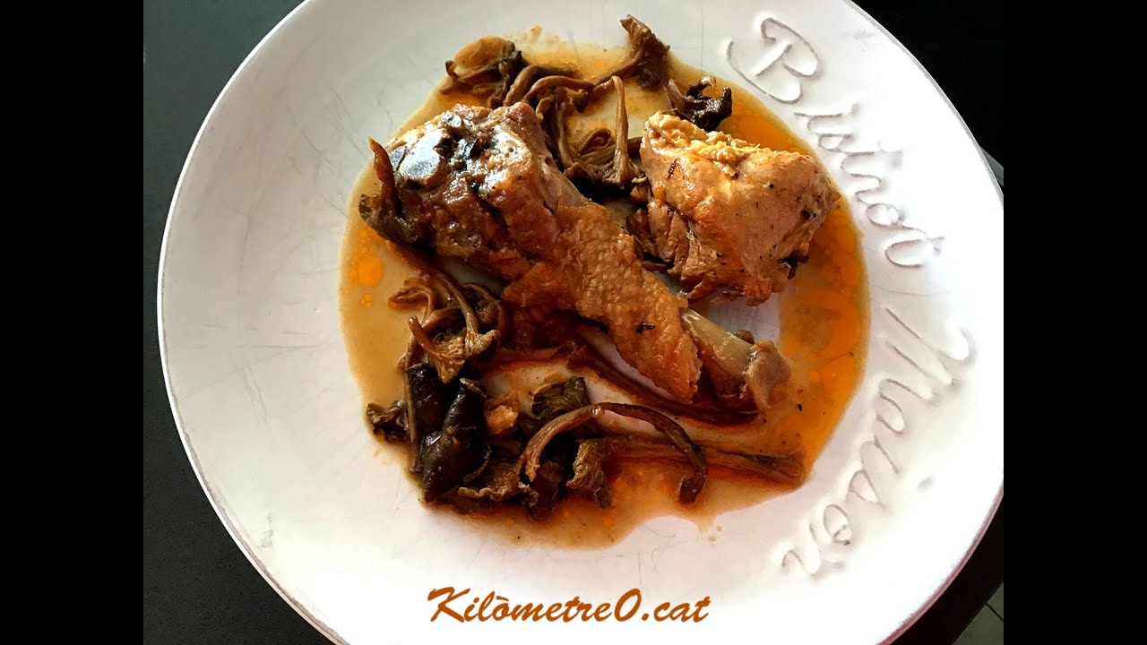 Pollastre amb camagrocs, un plat de festa! / Receptes de cuina de Kilometre0