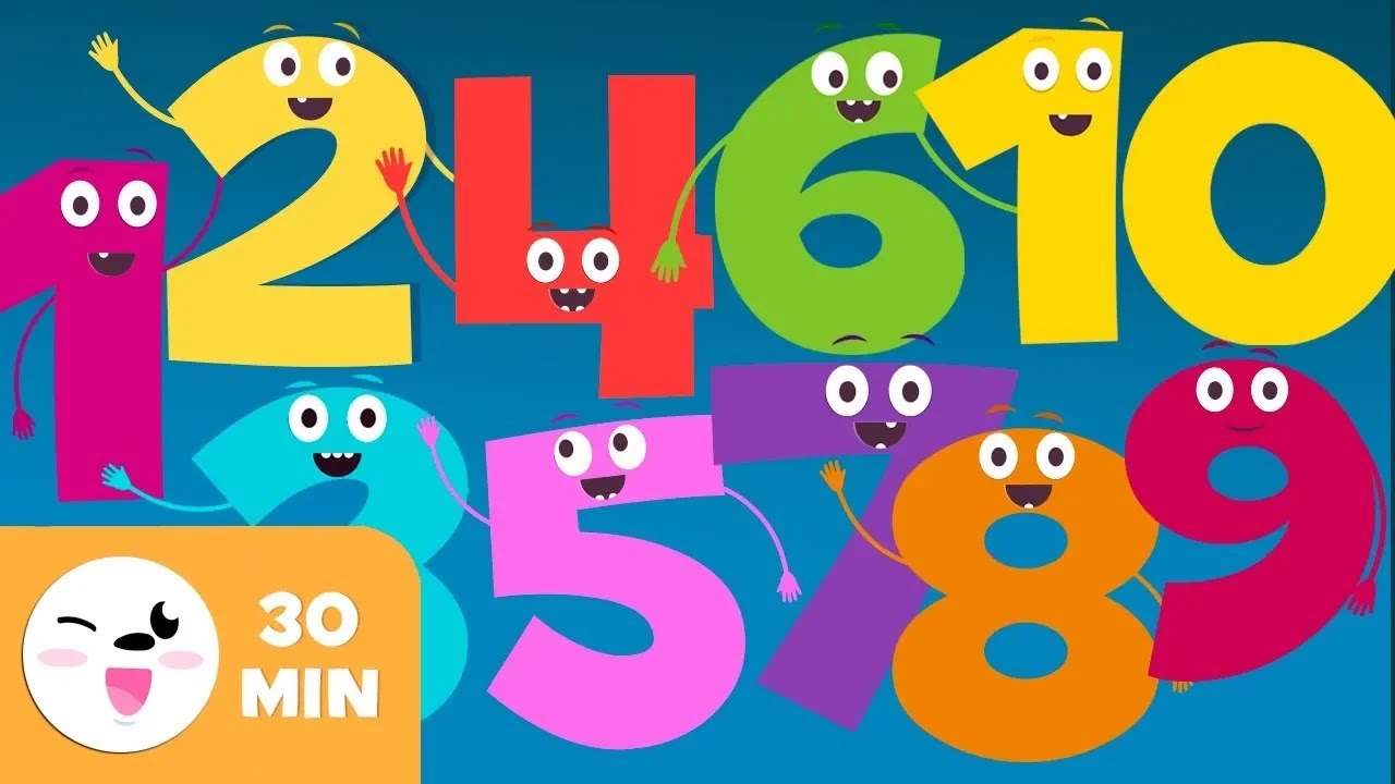 ELS NÚMEROS de l'1 al 10 - Cançons dels números - Vídeo educatiu per aprendre a comptar en català de Smile and Learn - Català