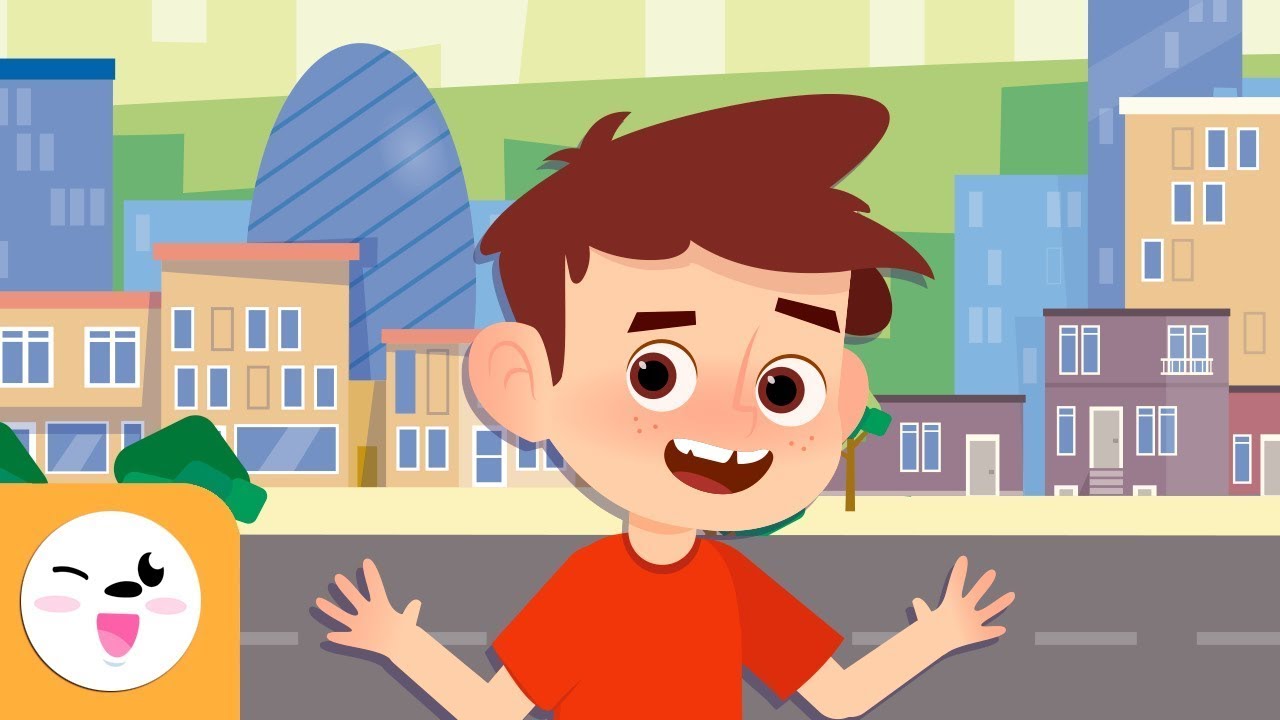 Els llocs de la ciutat - Vocabulari per a nens en català - Recull de Smile and Learn - Català