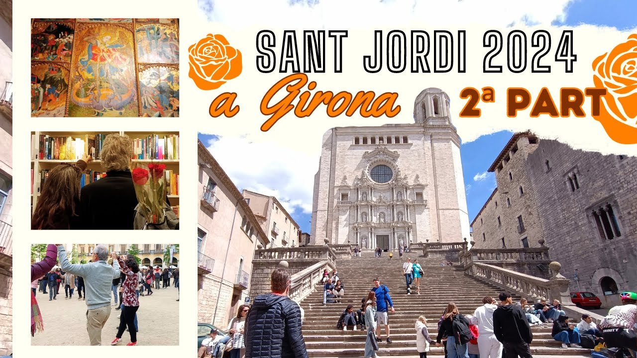 Sant Jordi 2024 (VLOG) - 2a PART - La Diada de #SantJordi a Girona m'enamora! 😍📖🌹 #ParauladeMixa de Paraula de Mixa