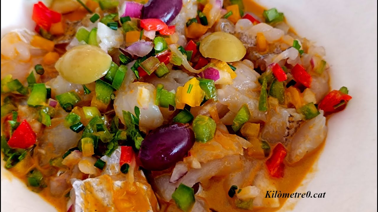 Ceviche d'orada, una recepta de ceviche suau, molt mediterrania. / Receptes fàcils de Kilometre0