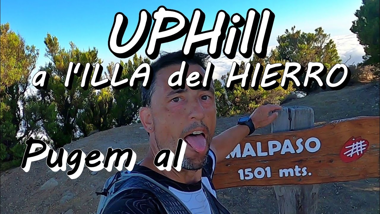 Up Hill al Cim més alt del Hierro, Canàries, el Malpaso de 1501metres d'altura. de Esteve Rovira