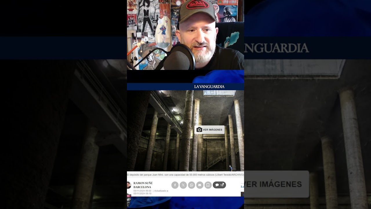 Hi ha un diposit gegantí d'aigua sota el parc Joan Miró | #jaufibla on #Twitch de JauTV