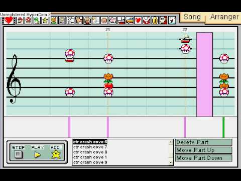 Mario Paint Composer- ctr: crash cove de RogerBaldoma