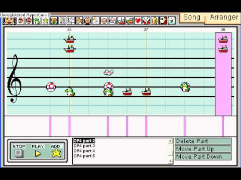 Mario Paint Composer- One Piece opening 4 "Bon Voyage" de LosMallorquinos