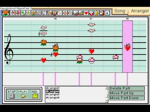 Mario Paint Composer- Donkey Kong jungle de TheFlaytos