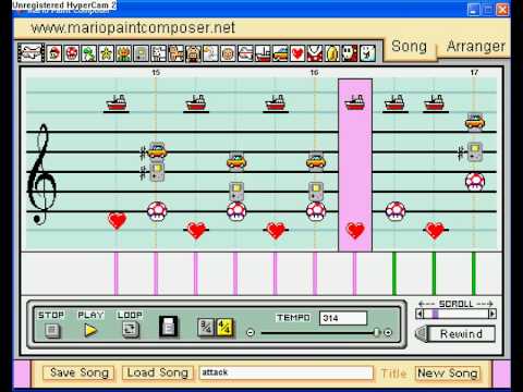 Mario Paint Composer- Tetris A de Xavalma