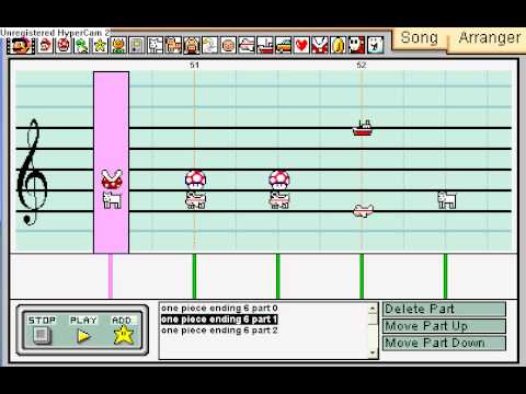 Mario Paint Composer - One Piece Ending 6 "Fish" de Xavi Mates
