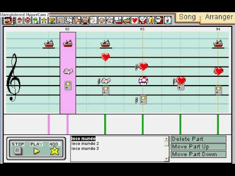 Mario Paint Composer - Cancan de garbagebcnTV