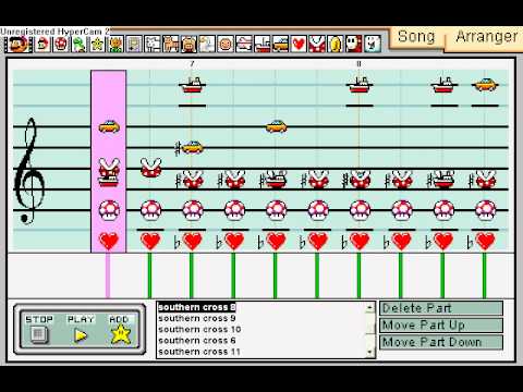Mario Paint Composer - Southern Cross (150 sub. special) de GamingCatala
