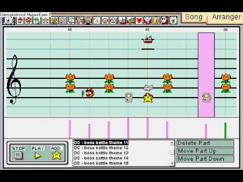Mario Paint Composer- Original Composition "Boss battle theme" de TheFlaytos