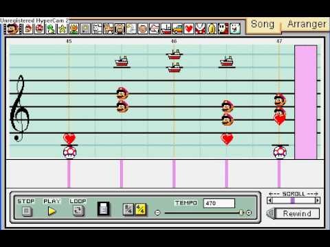 Mario Paint Composer: Rugrats theme de Xavalma