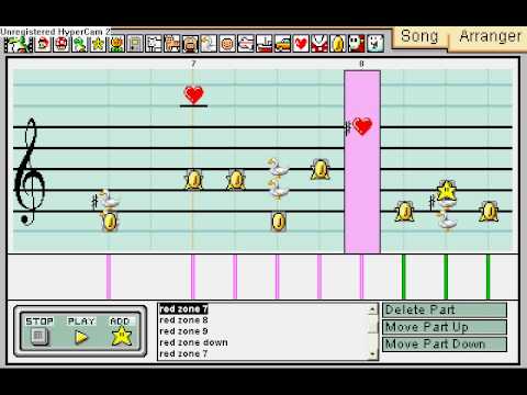 Mario Paint Composer- red zone full mix (piano) de Fredolic2013
