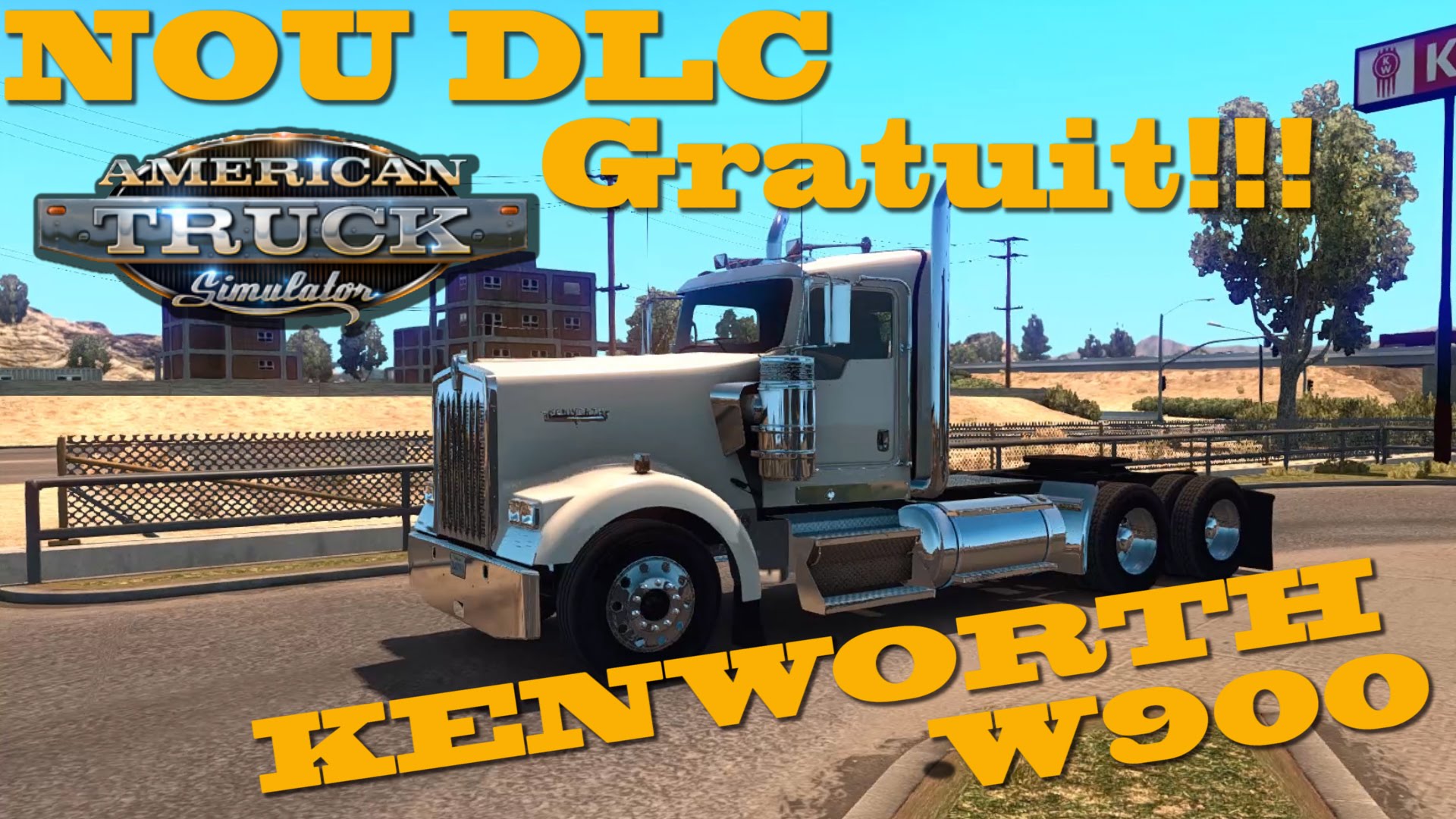 Kenworth W900 DLC Gratuit || American Truck de Jokers3017