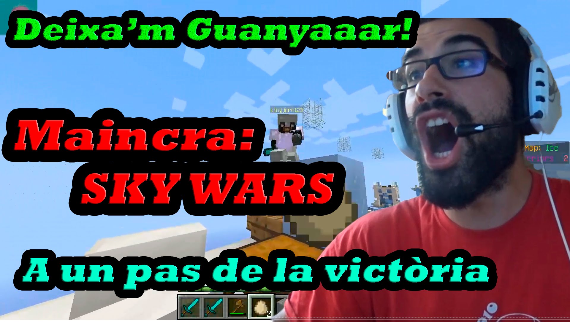Només quedem doooos!!!-Sky wars Minecraft en català. de BarretinasPlays
