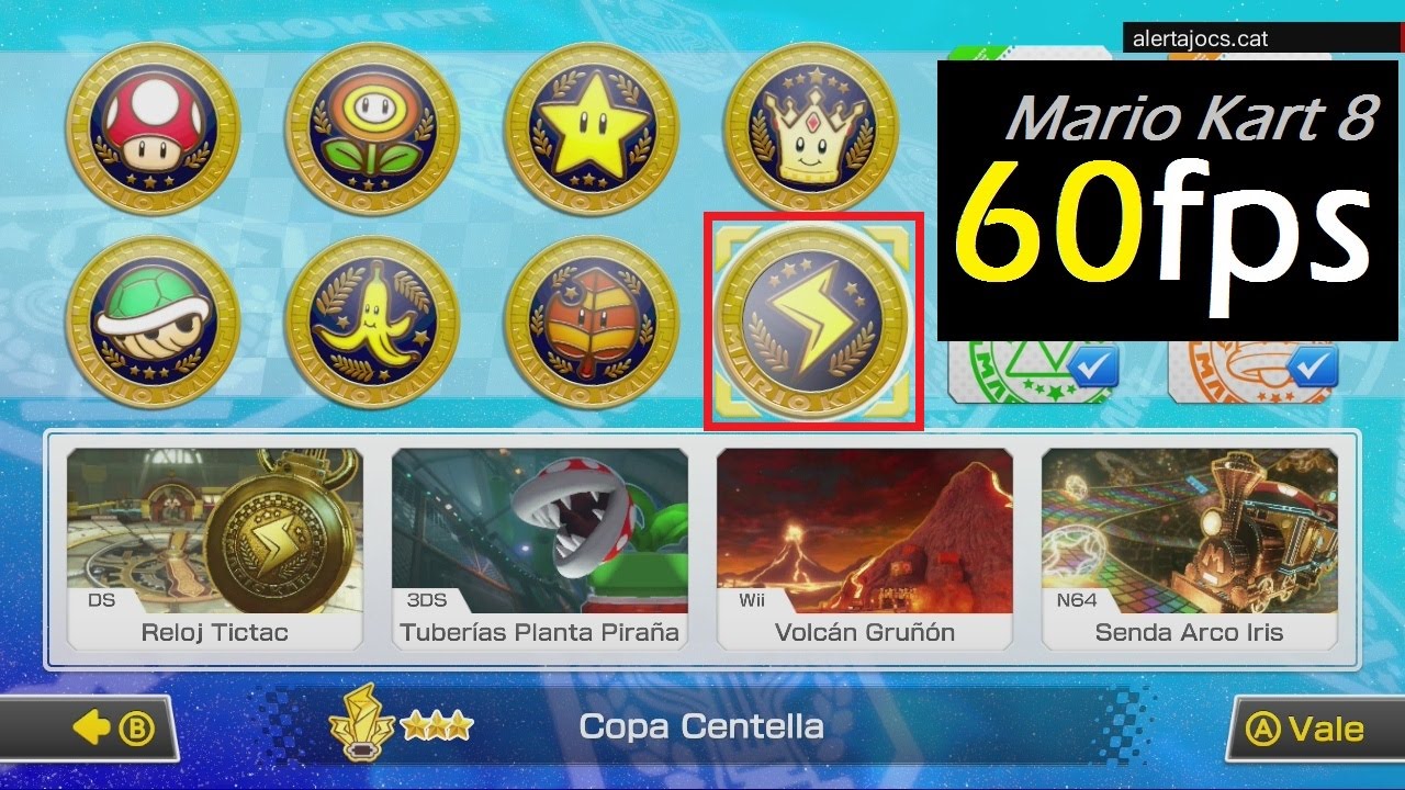 Mario Kart 8 - Let's Play (04) Copa Centella de alertajocs
