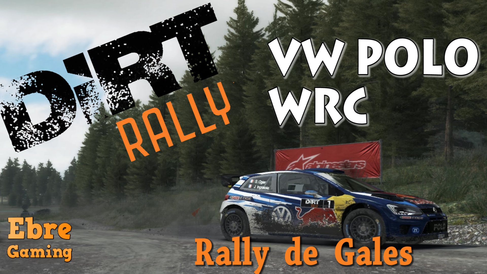 Tram al rally de Gales amb el Polo WRC || Dirt Rally de EbreGaming