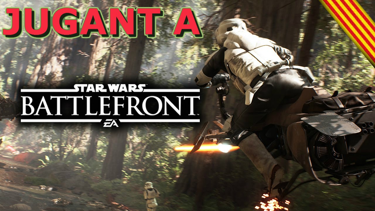 Jugant - Star Wars Battlefront - Gameplay Motos Speeder a Endor #YoutubersCatalans de Geocat