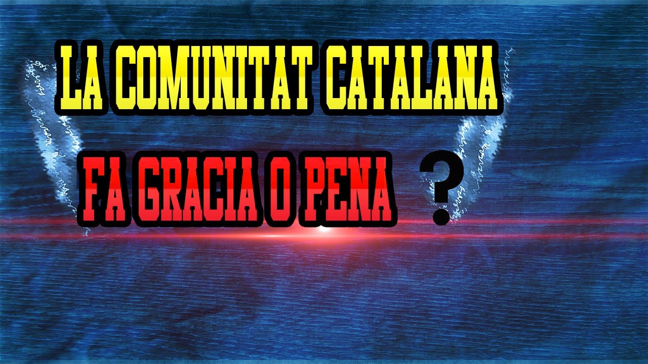Comunitat catalana, fa gràcia o pena? de NintenHype cat