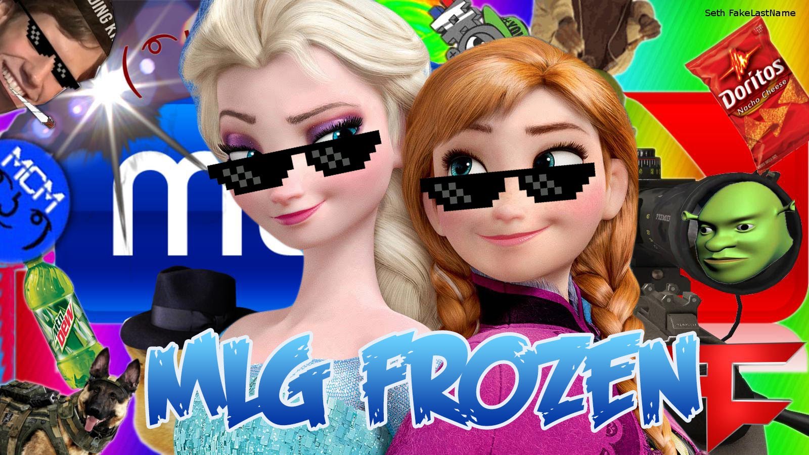 MLG-Frozen Free Fall-MLG #YoutubersCatalans de ObsidianaMinecraft