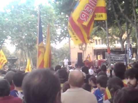 Manifestació 9 de juliol per la independència - Parlament de Jaume Comas de LaZona