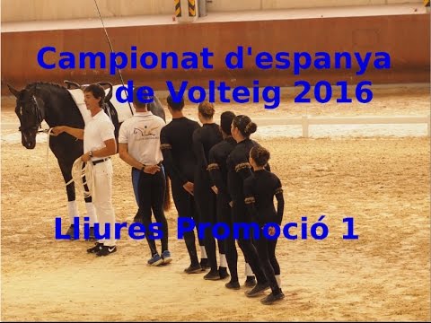 CAMPIONAT D'ESPANYA DE VOLTEIG: Lliures PROMOCIÓ 1 de La pissarra