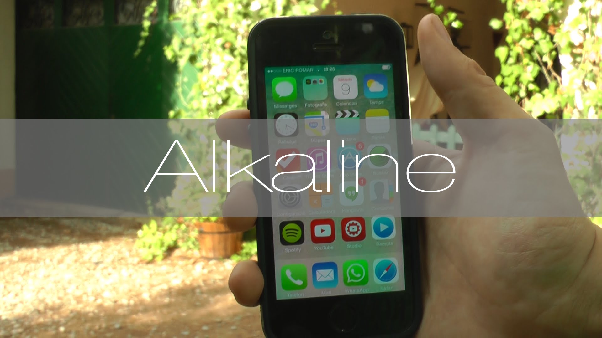 ALKALINE: Modifica l'icona de la bateria [TWEAK] de TecCatalà