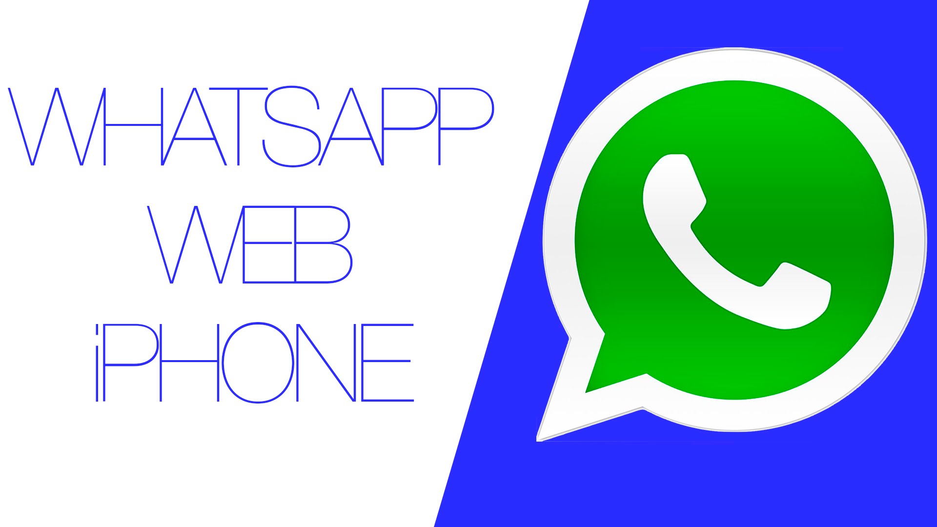 Whatsapp Web iPhone de TecCatalà