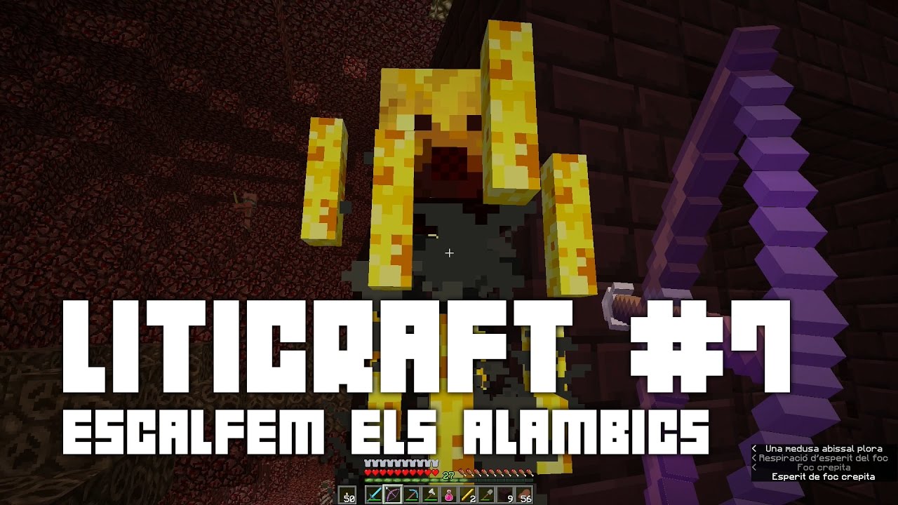Liticraft #7 - Escalfem els  alambics  - Minecraft 1.10 Let's play Survival - Minecraft en català de ObsidianaMinecraft