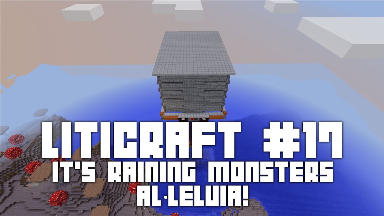 Liticraft #17 - It's raining monster​s, al·leluia! - Minecraft 1.11 en català de ObsidianaMinecraft