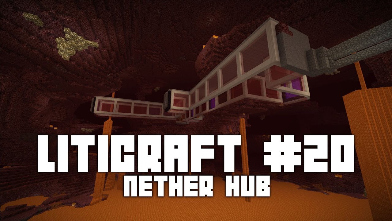 Liticraft #20 - Nether Hub - Minecraft 1.11 en català de Arandur