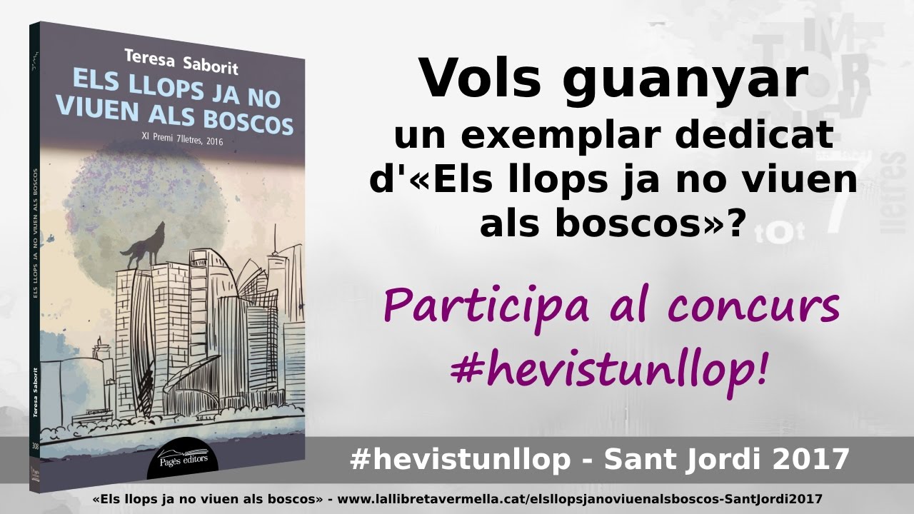 Vols guanyar un exemplar d’«Els llops ja no viuen als boscos»? Participa al concurs #hevistunllop! de Nil66