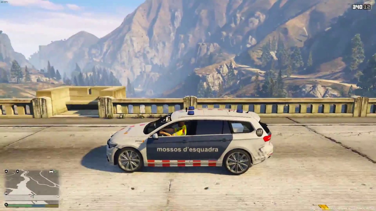GTA V lspdfr - patrullant com a mosso d'esquadra de trànsit. de GamingCat