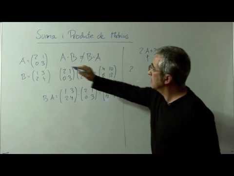 Producte entre Matrius / Equacions amb Matrius de Xavi Mates