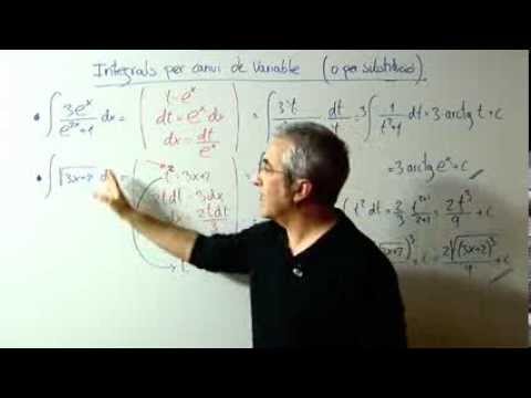 Integrals per "Canvi de variable" ( II ) de Xavi Mates
