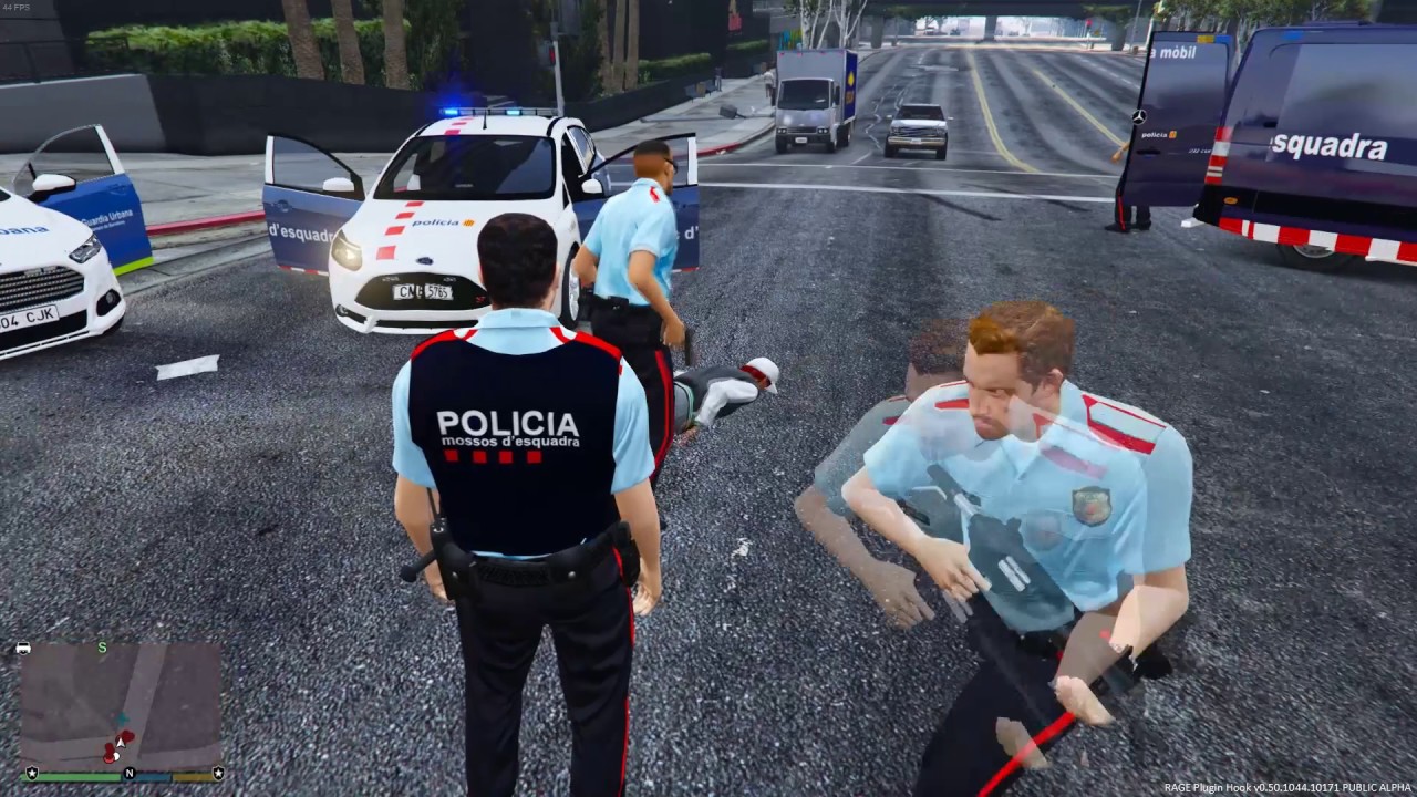 GTA V Grand Theft Auto V - Mossos d'Esquadra simulador mod de TROBADORETS